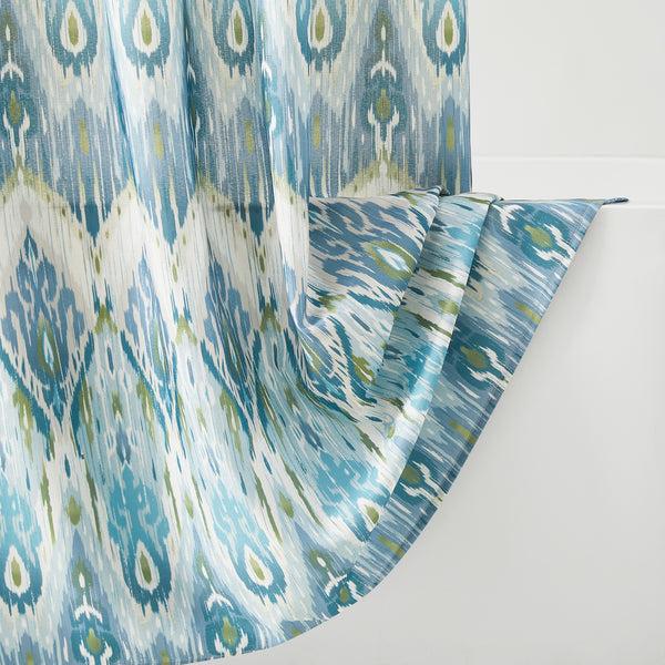 Lush Decor Ikat Drops Shower Curtain