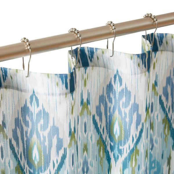Lush Decor Ikat Drops Shower Curtain