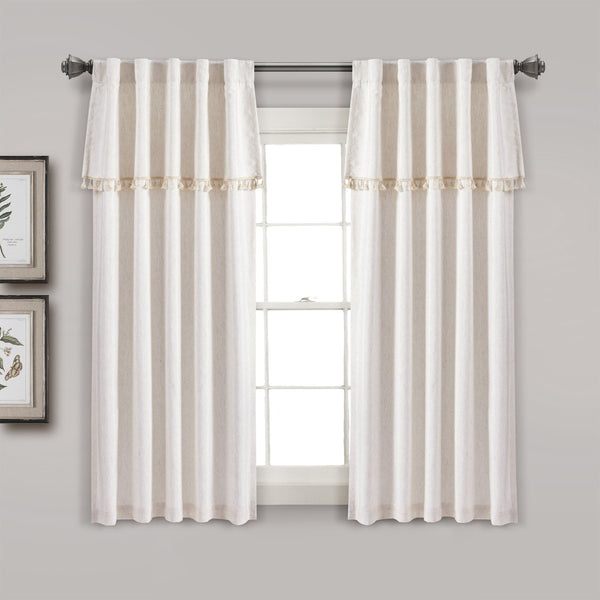 Lush Decor Ivy Tassel Window Curtain Panel Set