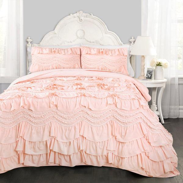 Lush Decor Kemmy Quilt 3 Piece Set