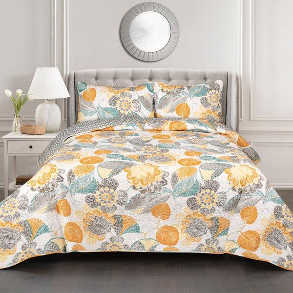 Lush Decor Layla 3 Piece Quilt Set