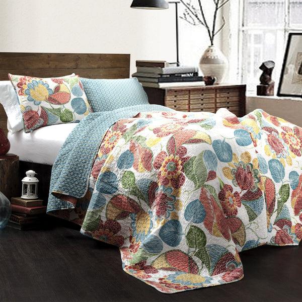 Lush Decor Layla 3 Piece Quilt Set
