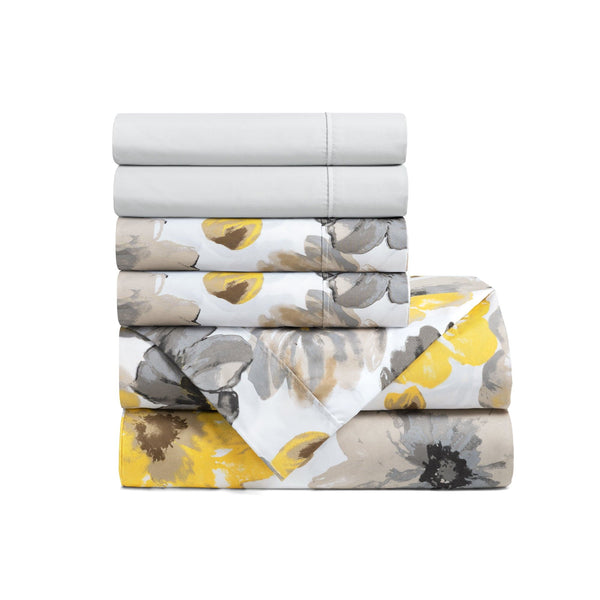 Lush Decor Leah 6 Piece Soft Sheet Set