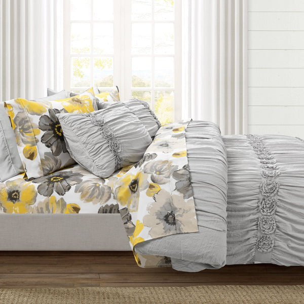 Lush Decor Leah 6 Piece Soft Sheet Set