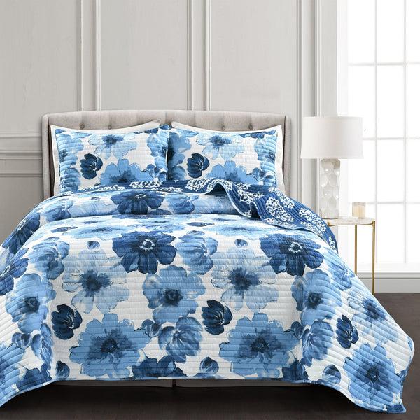 Lush Decor Leah Quilt 3 Piece Set