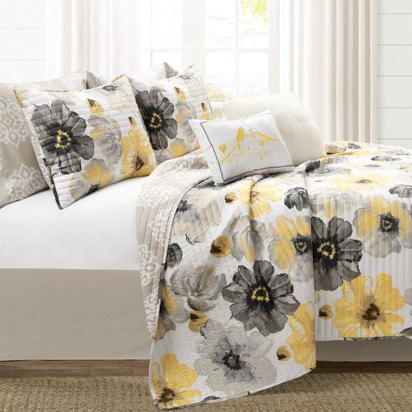 Lush Decor Leah Reversible 8 Piece Quilt Set