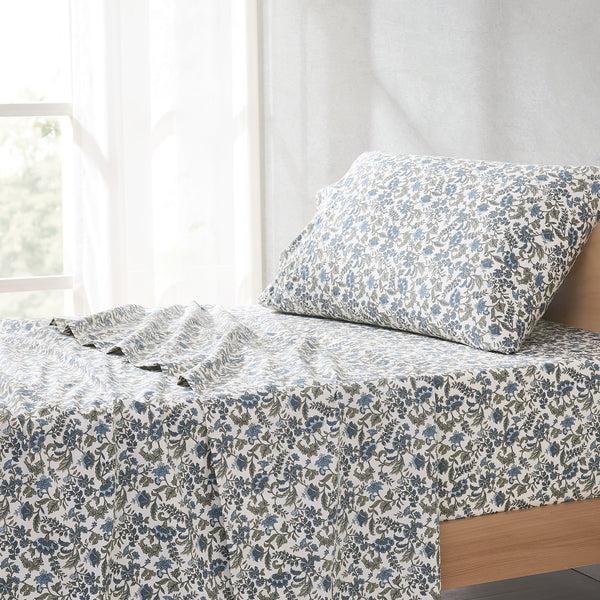 Lush Decor Lillian Block Print Cotton Sheet Set