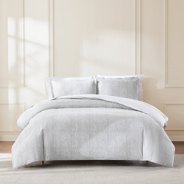 Lush Decor Lima Stripe Cotton Duvet Cover Set