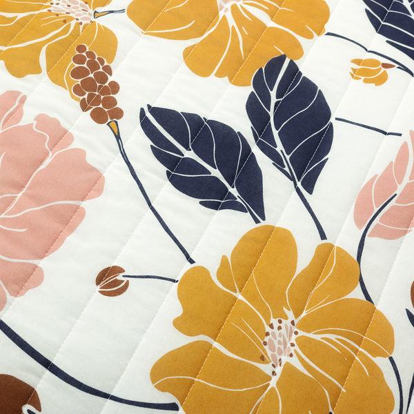 Lush Decor Lucia Abstract Floral Cotton Quilt Set