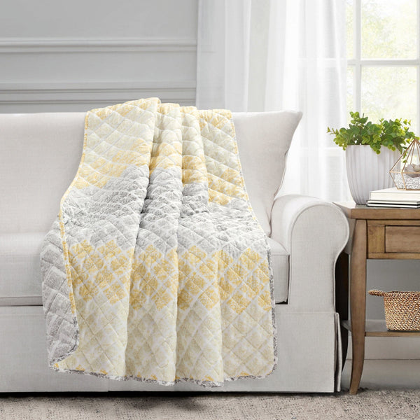 Lush Decor Medallion Ombre Reversible Throw