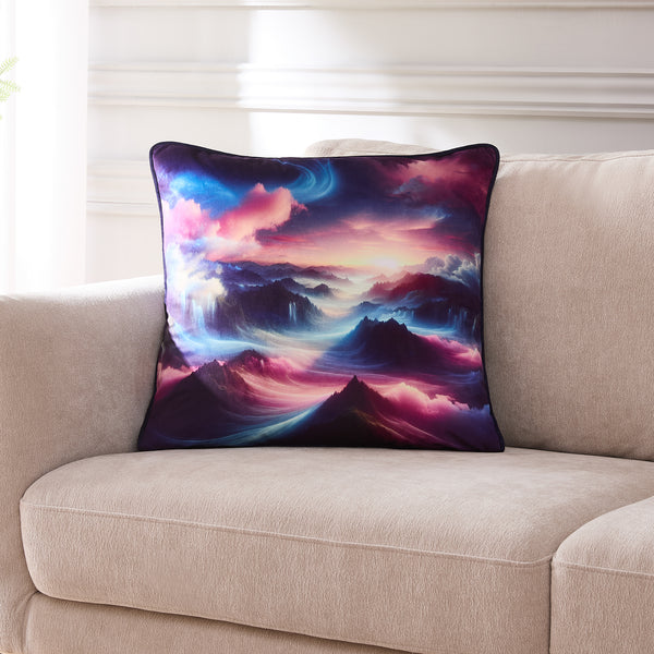 Lush Decor Mesmeric Mountains Decorative Pillow