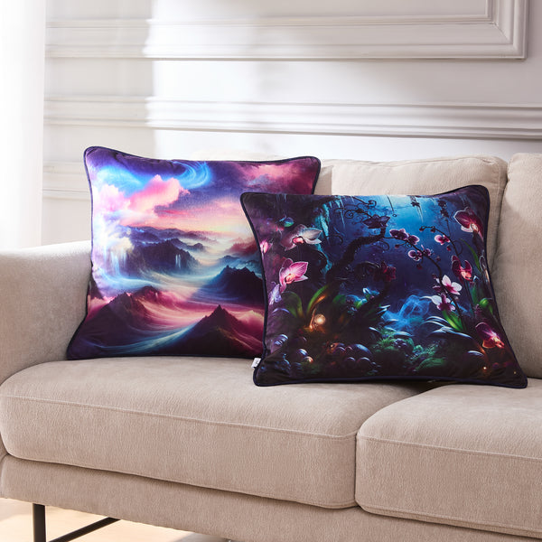 Lush Decor Mesmeric Mountains Decorative Pillow