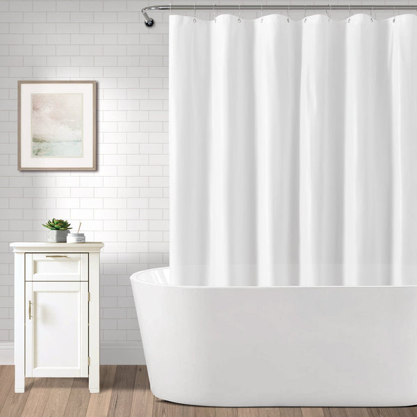 Lush Decor Mildew-Resistant Shower Curtain Liner