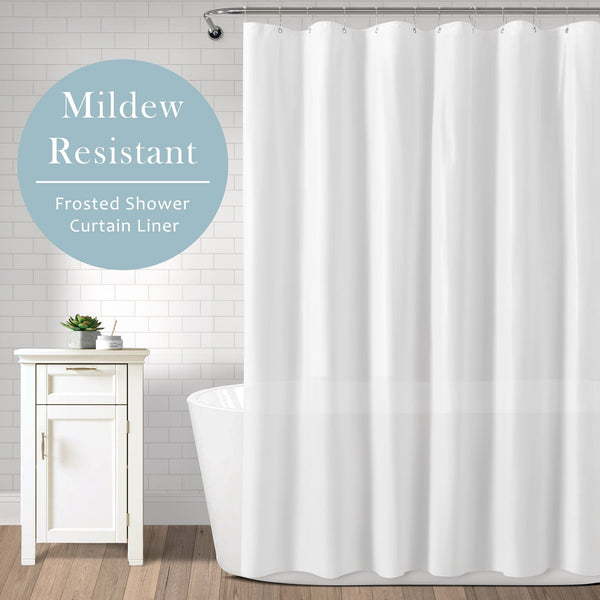 Lush Decor Mildew-Resistant Shower Curtain Liner
