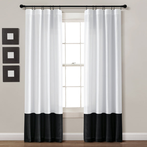 Lush Decor Milione Fiori Window Curtain Pair