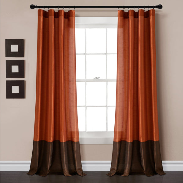 Lush Decor Milione Fiori Window Curtain Pair