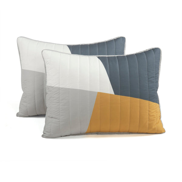 Lush Decor Modern Color Block Quilt 3 Piece Set