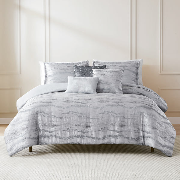 Lush Decor Mountain Ranges 6-Piece Comforter Set