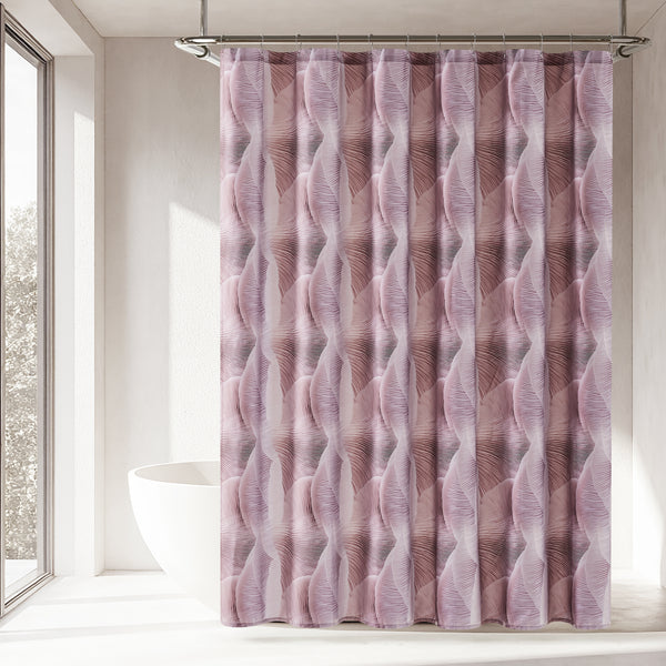 Lush Decor Mycelium Dream Cotton Shower Curtain