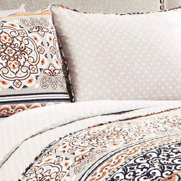 Lush Decor Nesco Stripe 3 Piece Quilt Set