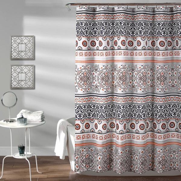 Lush Decor Nesco Stripe Shower Curtain