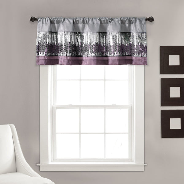 Lush Decor Night Sky Sequins Valance