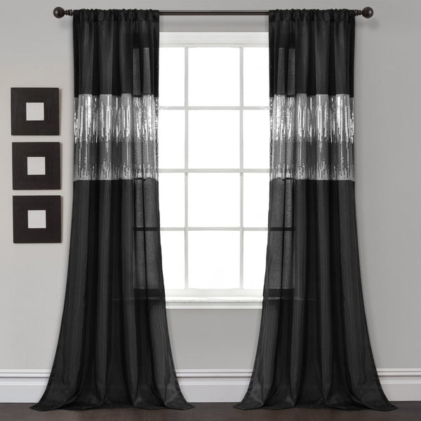 Lush Decor Night Sky Window Curtain Panel