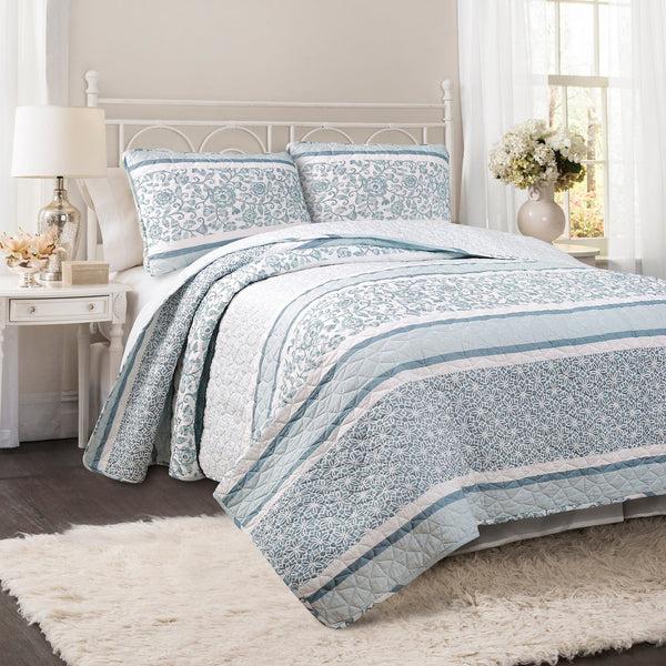 Lush Decor Nisha 3 Piece Quilt Set