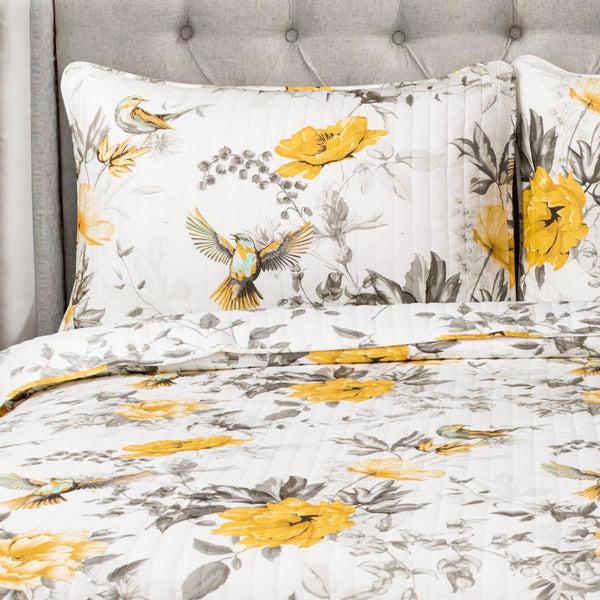 Lush Decor Penrose Floral 3 Piece Quilt Set