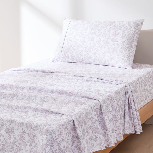 Lush Decor Peony Toile Sheet Set