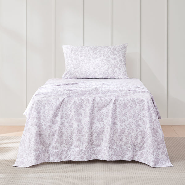 Lush Decor Peony Toile Sheet Set