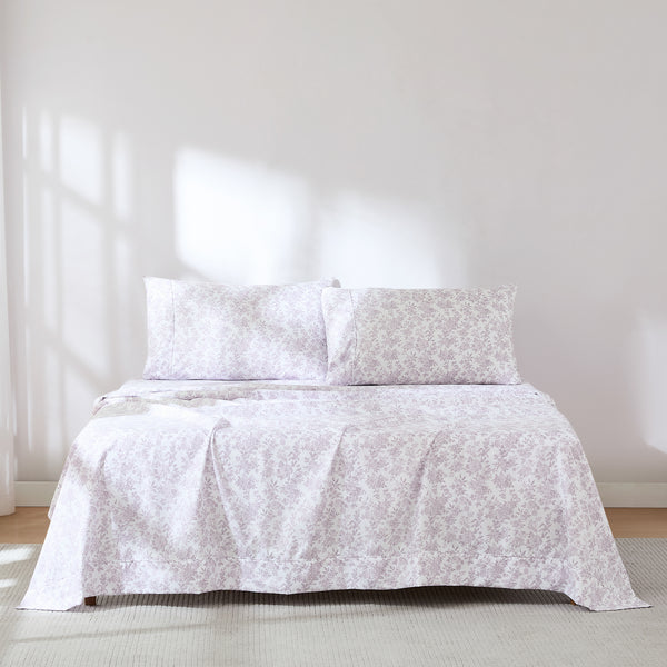 Lush Decor Peony Toile Sheet Set