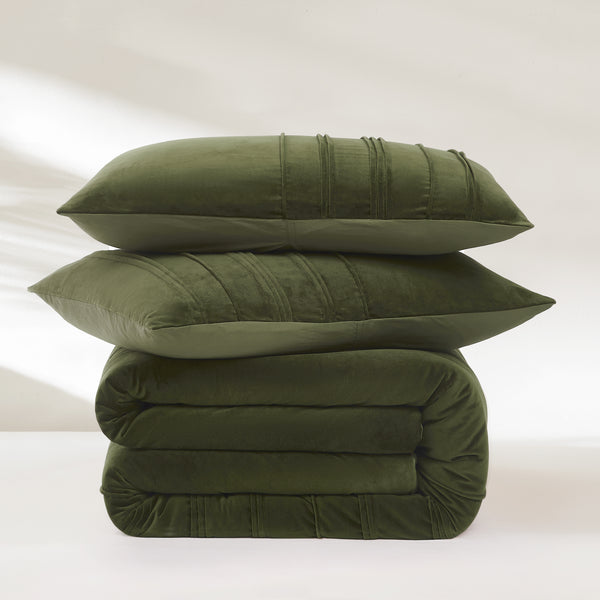 Lush Decor Pleated Groove Comforter Set