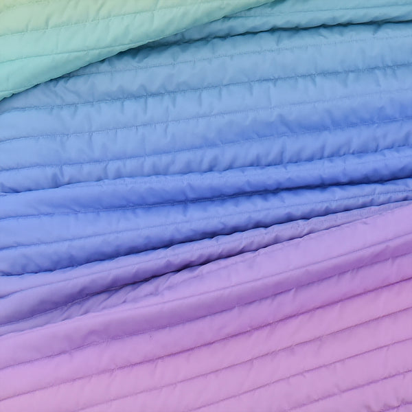 Lush Decor Rainbow Ombre Quilt Set