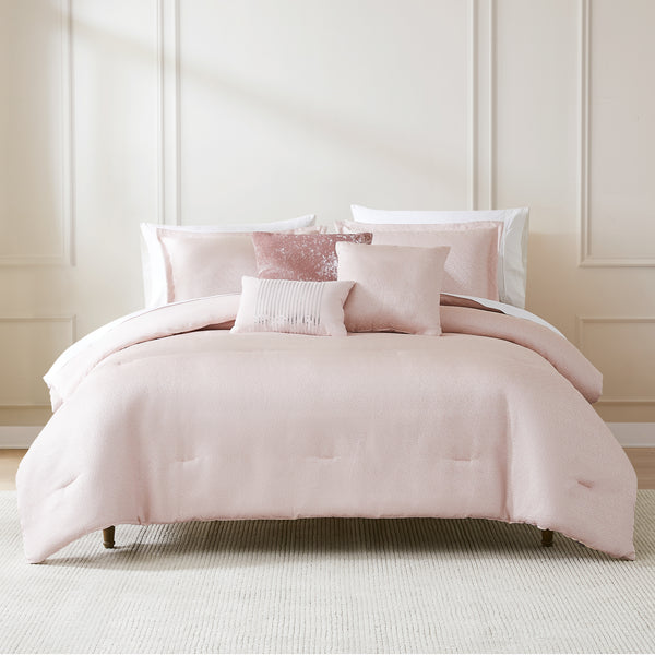 Lush Decor Raindrop Glam 6-Piece Comforter Set