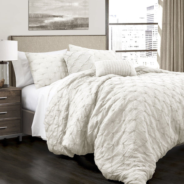 Lush Decor Ravello Pintuck 5 Piece Comforter Set