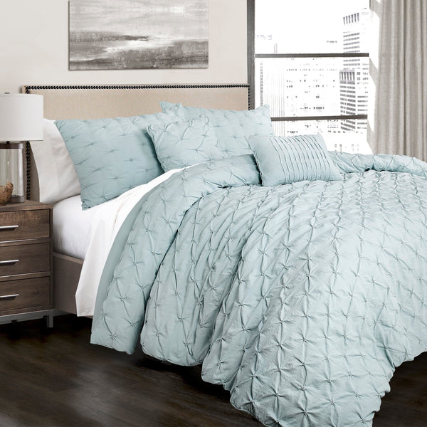 Lush Decor Ravello Pintuck 5 Piece Comforter Set