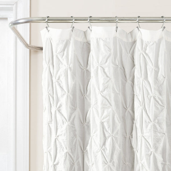 Lush Decor Ravello Pintuck Shower Curtain