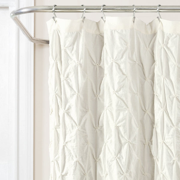 Lush Decor Ravello Pintuck Shower Curtain