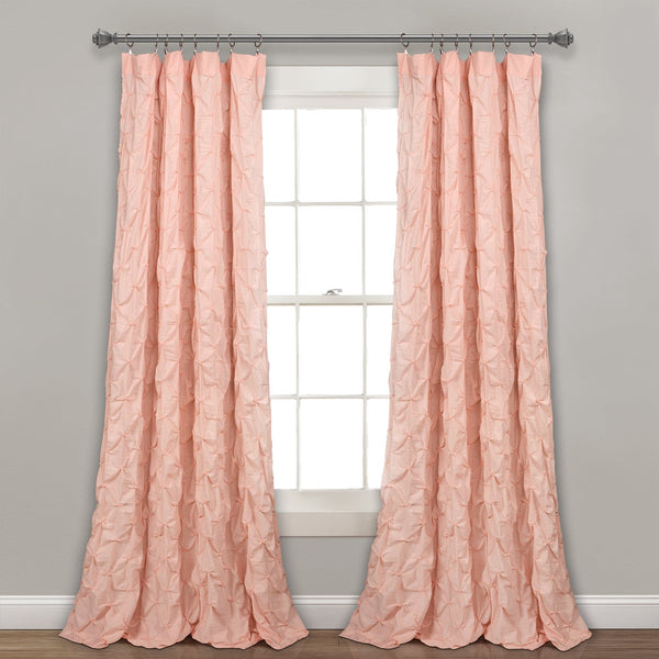 Lush Decor Ravello Pintuck Window Curtain Panel
