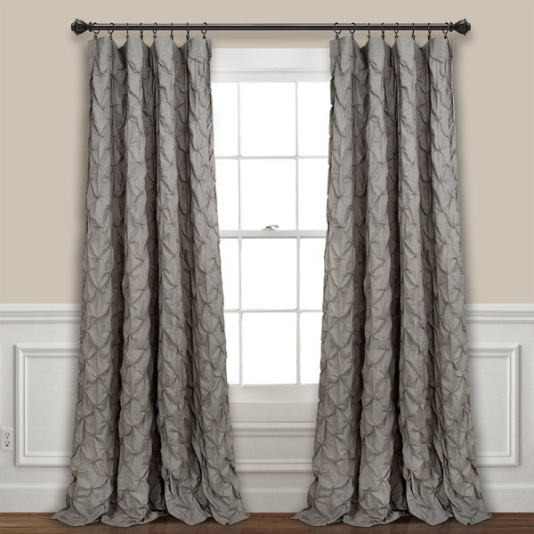 Lush Decor Ravello Pintuck Window Curtain Panel