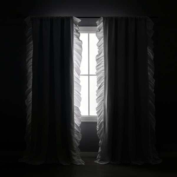 Lush Decor Reyna 100% Blackout Window Curtain Panel