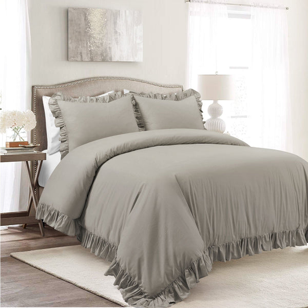 Lush Decor Reyna 100% Cotton Duvet Cover Set