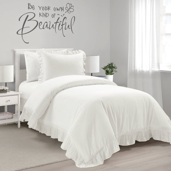 Lush Decor Reyna 100% Cotton Duvet Cover Set
