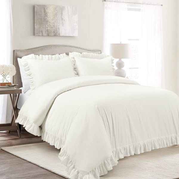 Lush Decor Reyna 100% Cotton Duvet Cover Set