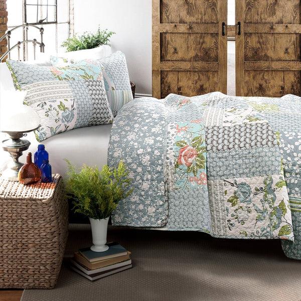 Lush Decor Roesser Quilt 3 Piece Set