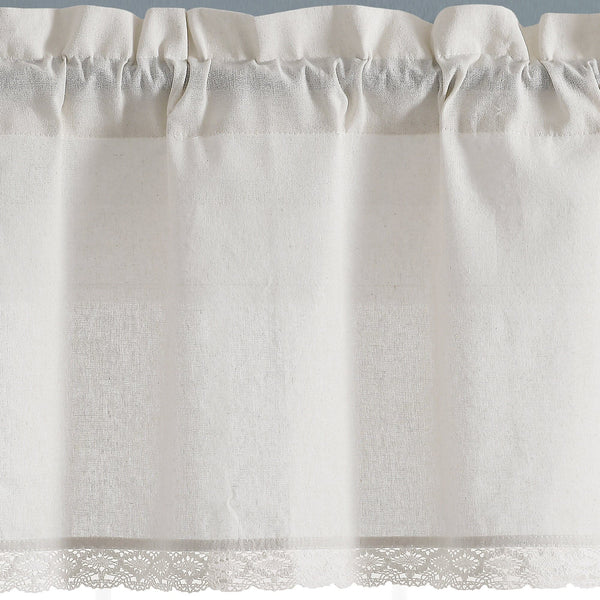 Lush Decor Rosalie Faux Linen Valance