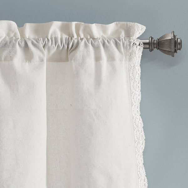 Lush Decor Rosalie Faux Linen Valance