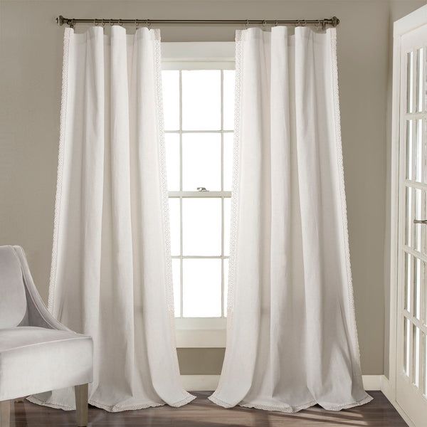 Lush Decor Rosalie Faux Linen Window Panel Set