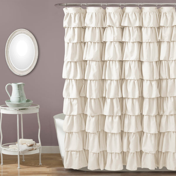 Lush Decor Ruffle Shower Curtain
